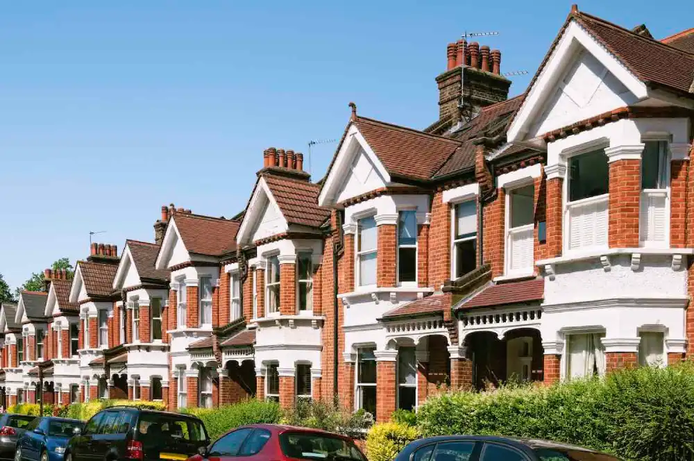 Residential property with asbestos survey in progress